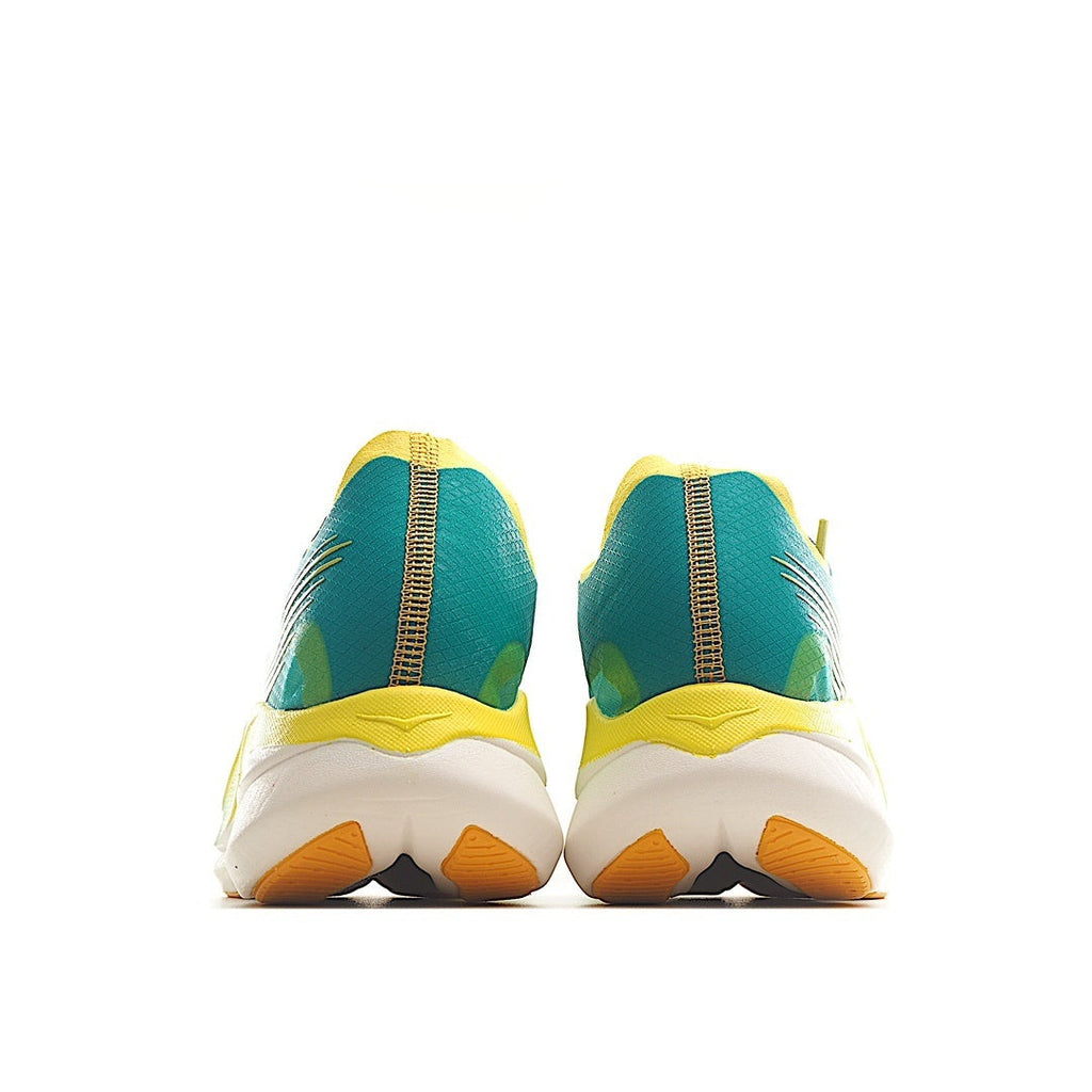 Hoka Rocket X 2 Running Shoes Green Yellow Orange